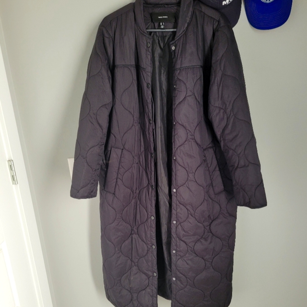 Only long quilted puffer